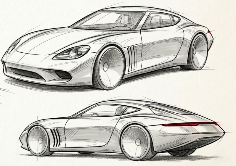 Sports Speedtail - Sketch