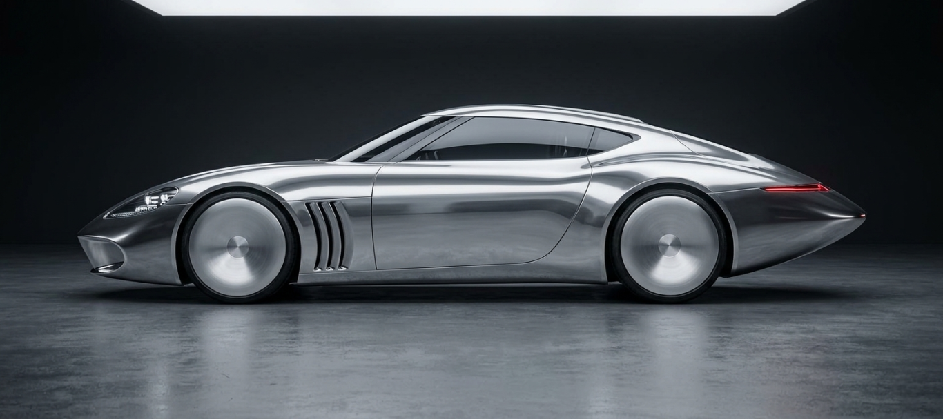 Sports Speedtail - Rendered Side View